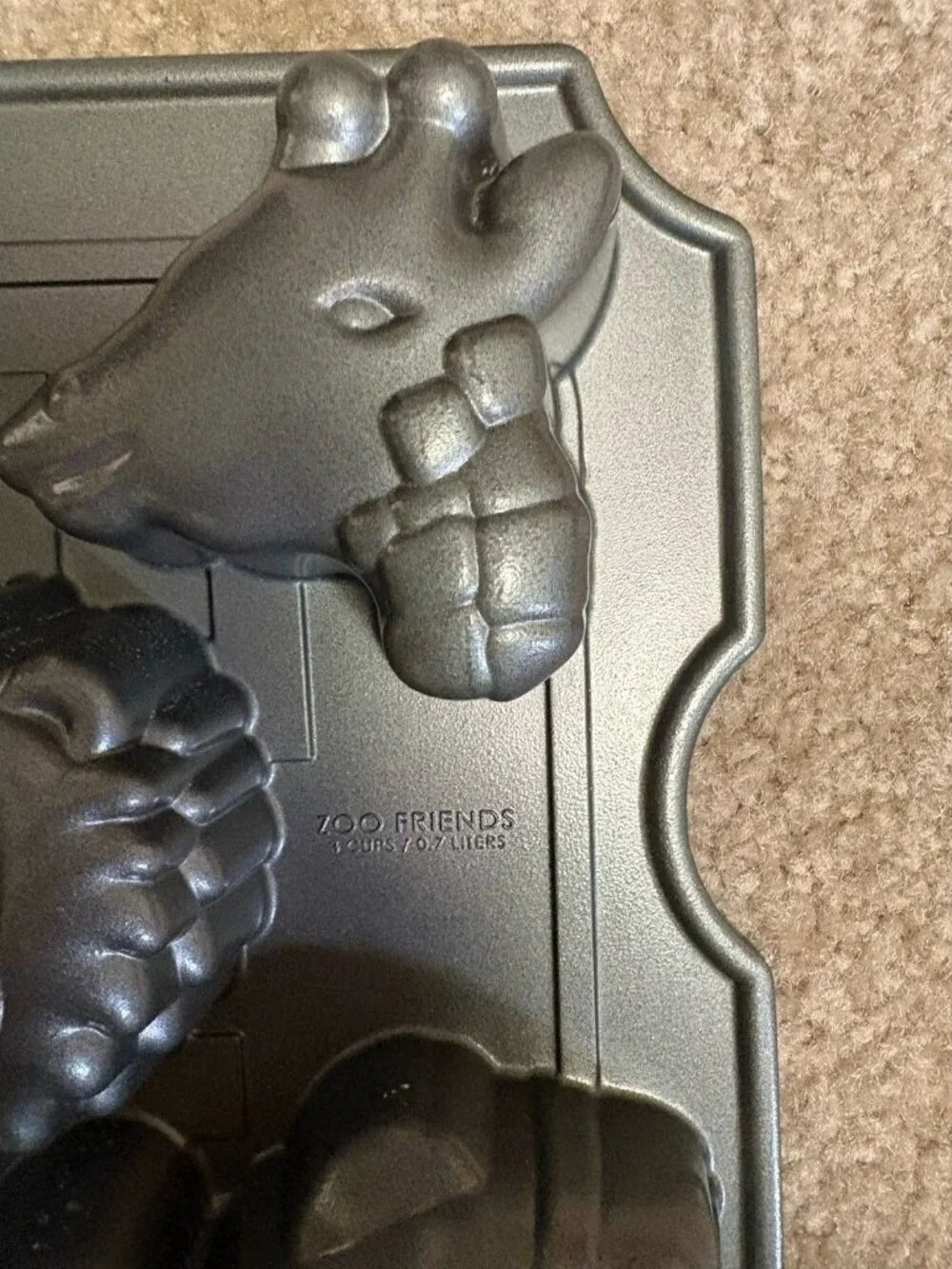 Nordic Ware Zoo Friends Cake Pan Monkey Hippo Lion Elephant Whale Giraffe Fish